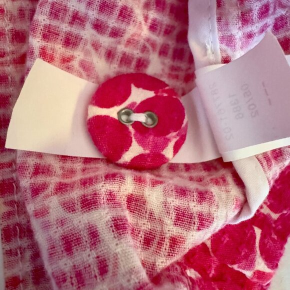 NWOT Gap Pink Polka Dot Buttoned Cotton Blazer - Picture 7 of 10